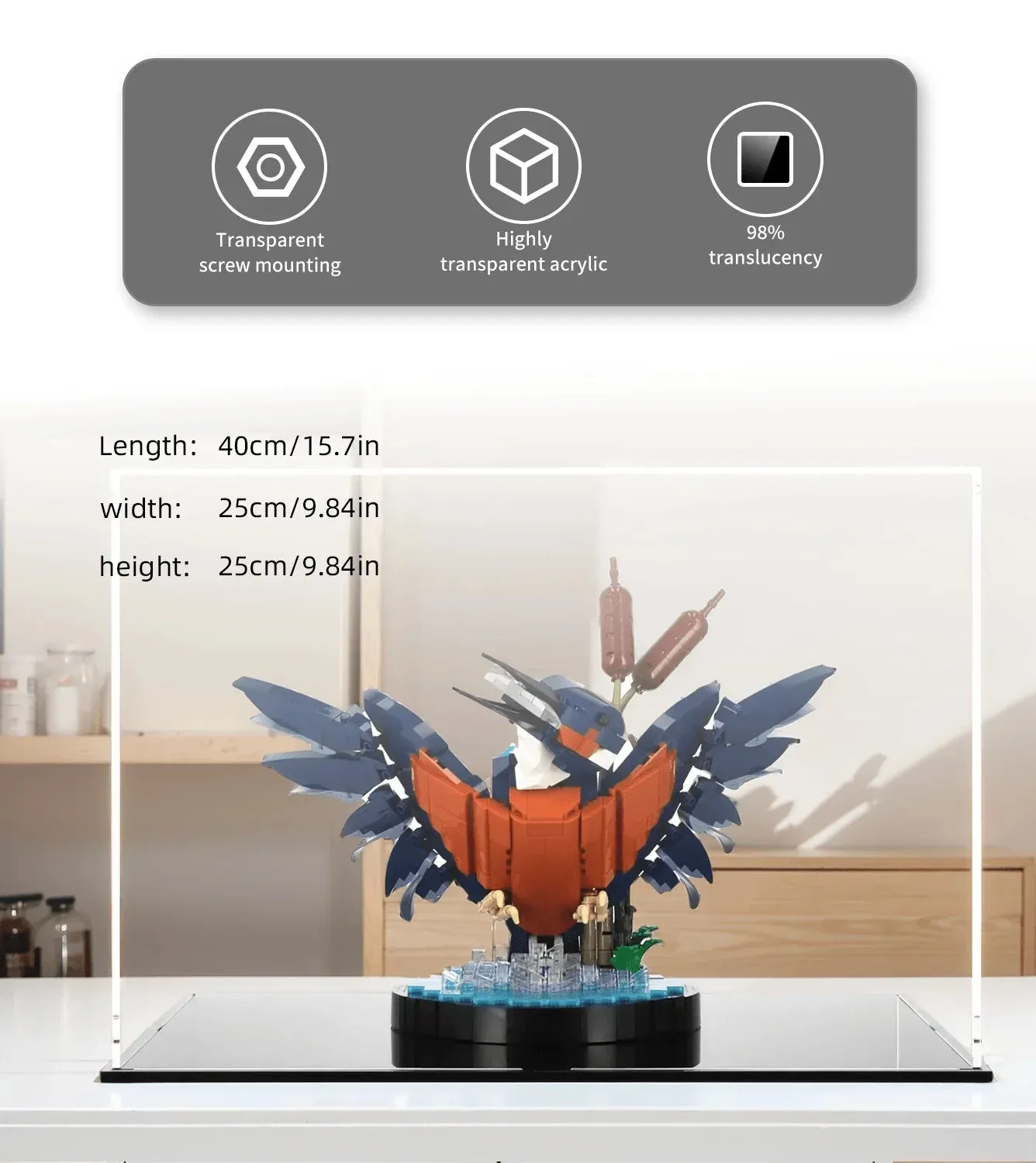 Eksponavimo dėžė Lego Kingfisher Bird 10331 — 5