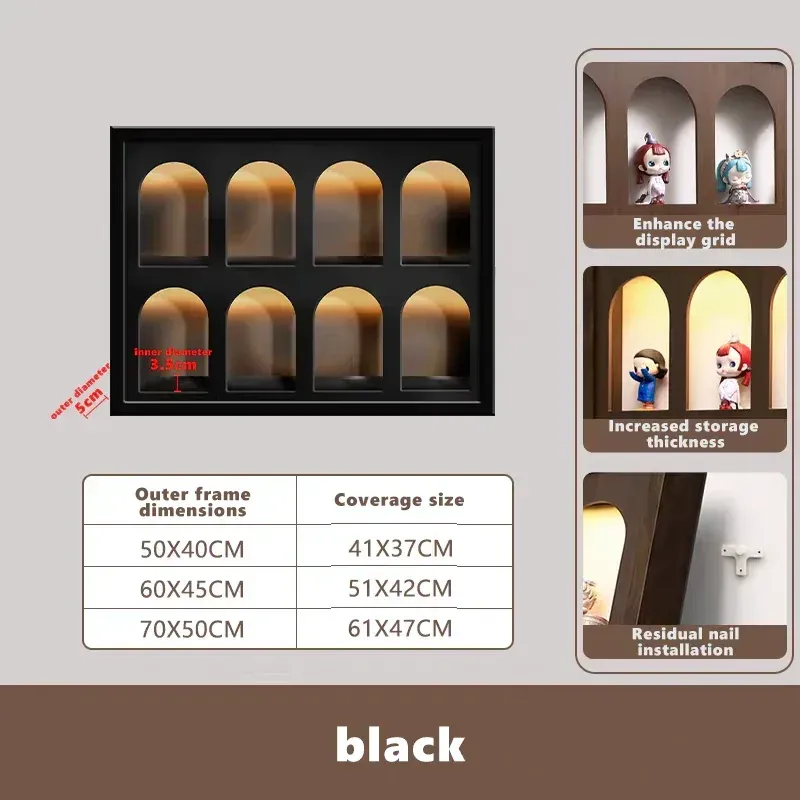 Wand-Vitrine zur Aufbewahrung und Dekoration — 4