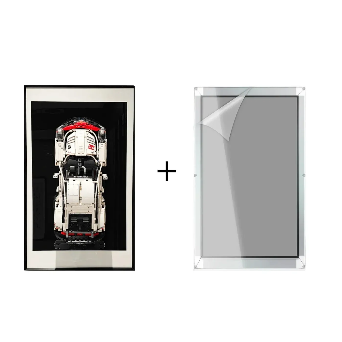 Väggfäste för exponering av LEGO 42096 Technic™ Porsche 911 RSR — 13