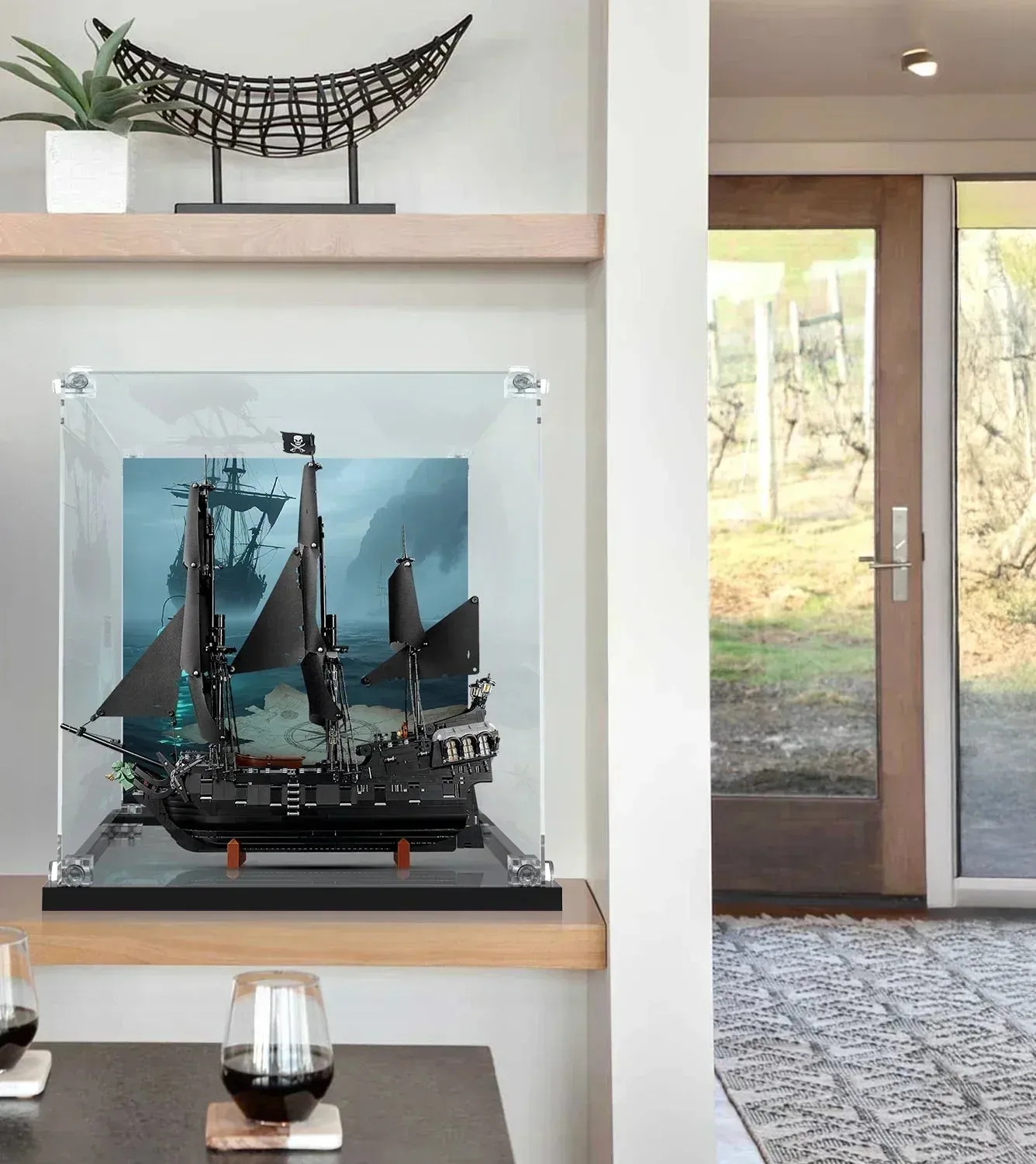 Vitrine für LEGO Icons Captain Jack Sparrow's Pirate Ship 10365 — 11