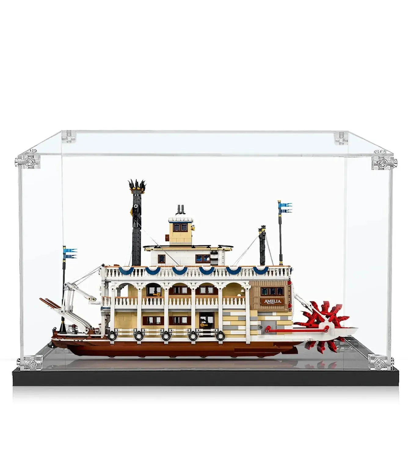 Vitrine für LEGO® Ideas River Steamboat 21356 — 8