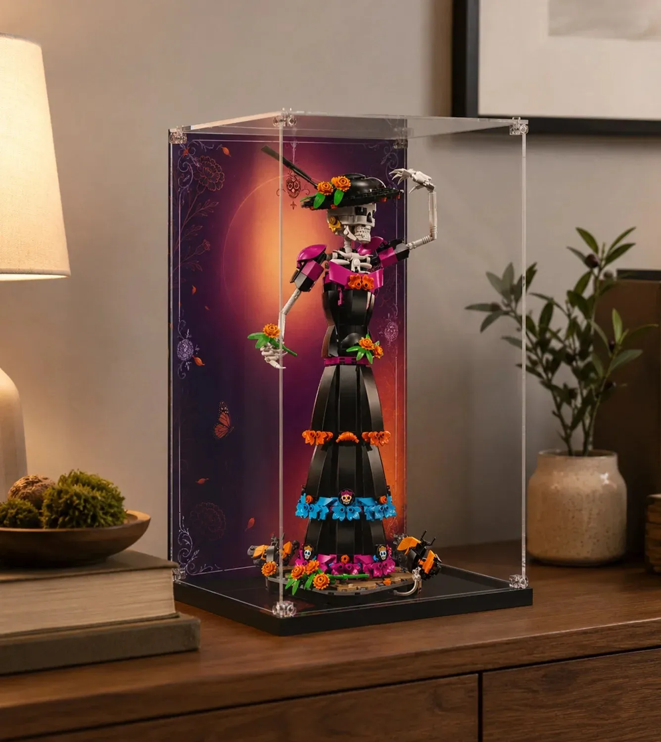 Display case for LEGO Ideas La Catrina 21372 — 4