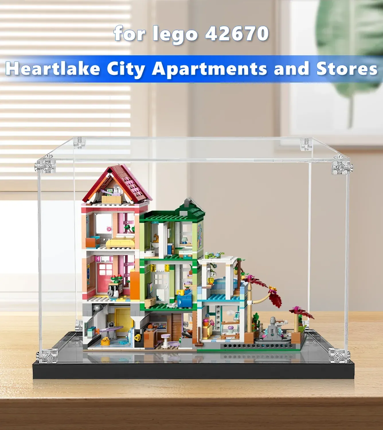 Eksponavimo dėžė LEGO® Friends Heartlake City Apartments and Stores 42670 — 2