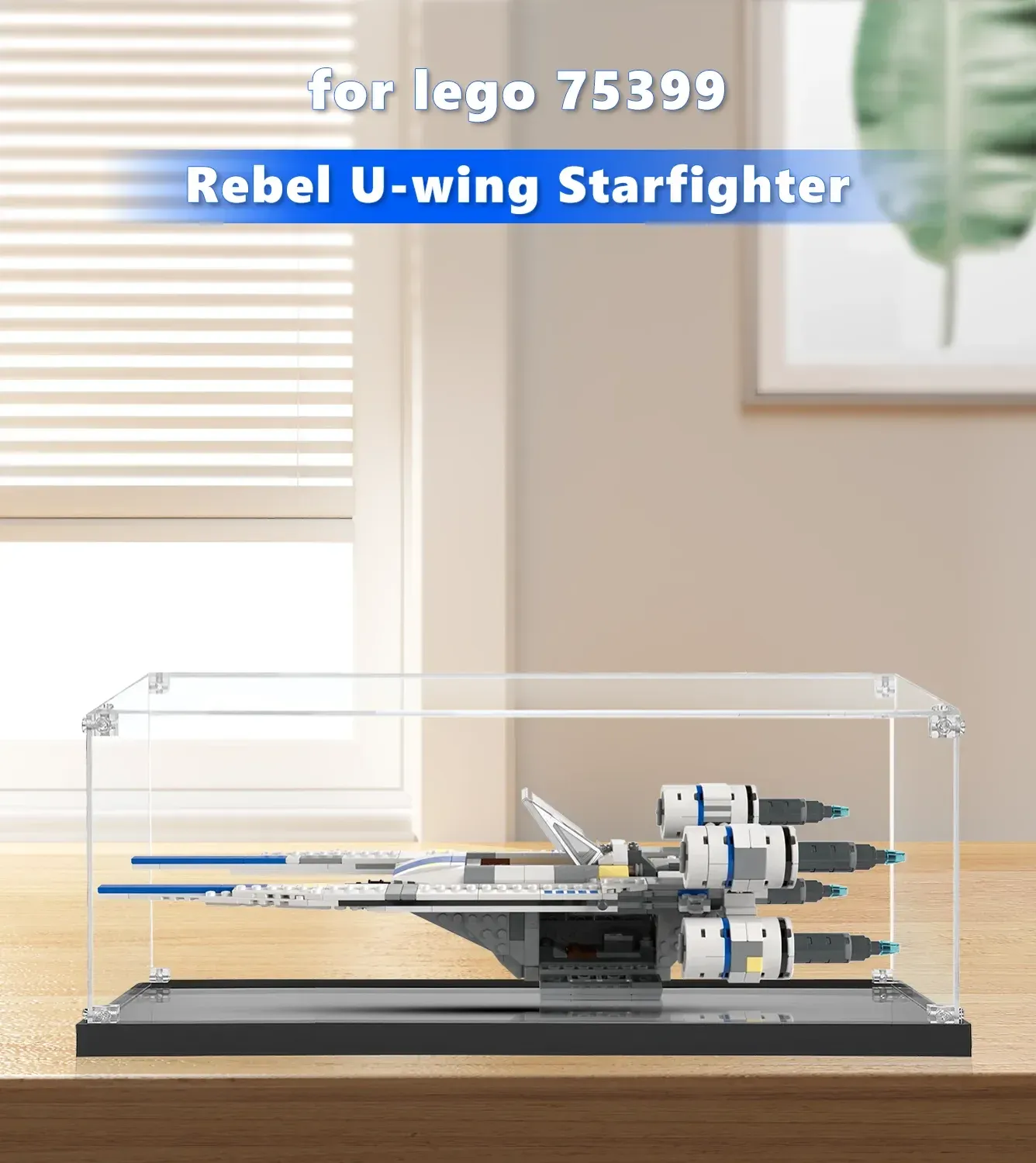 Display case for LEGO Star Wars™ Rebel U-Wing Starfighter™ 75399 — 4