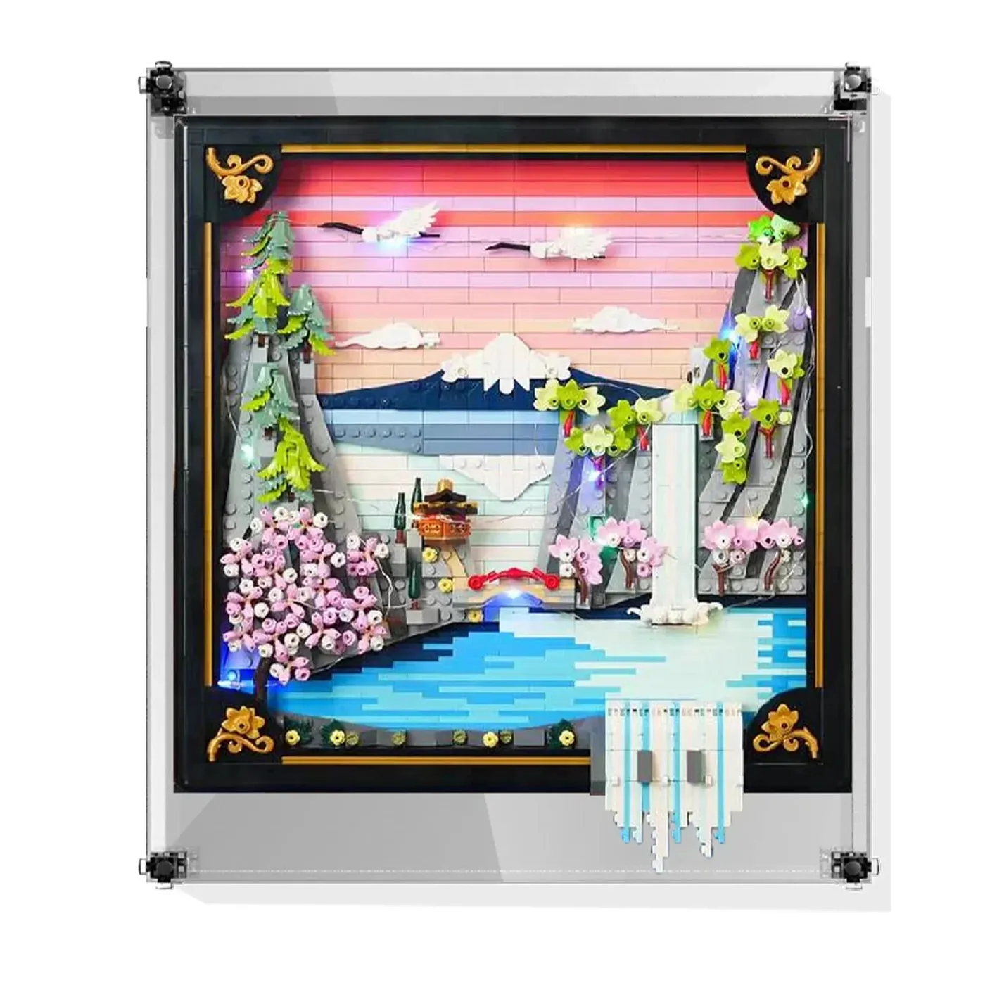 Eksponavimo dėžė, suderinama su LEGO® Art Japanese Cherry Blossom Landscape 31218