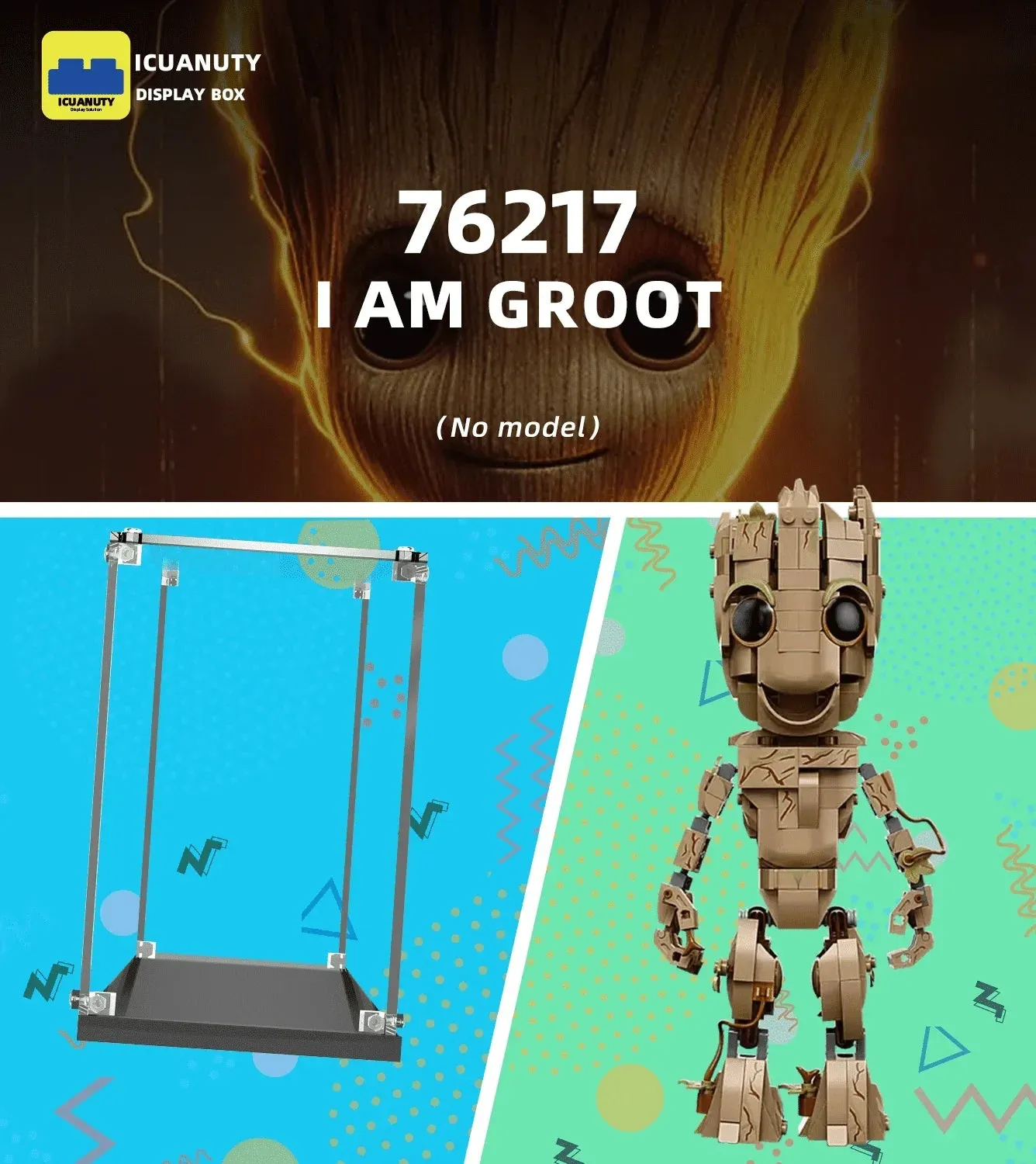 KABO-Vitrine für Lego Marvel I am Groot 76217 — 6