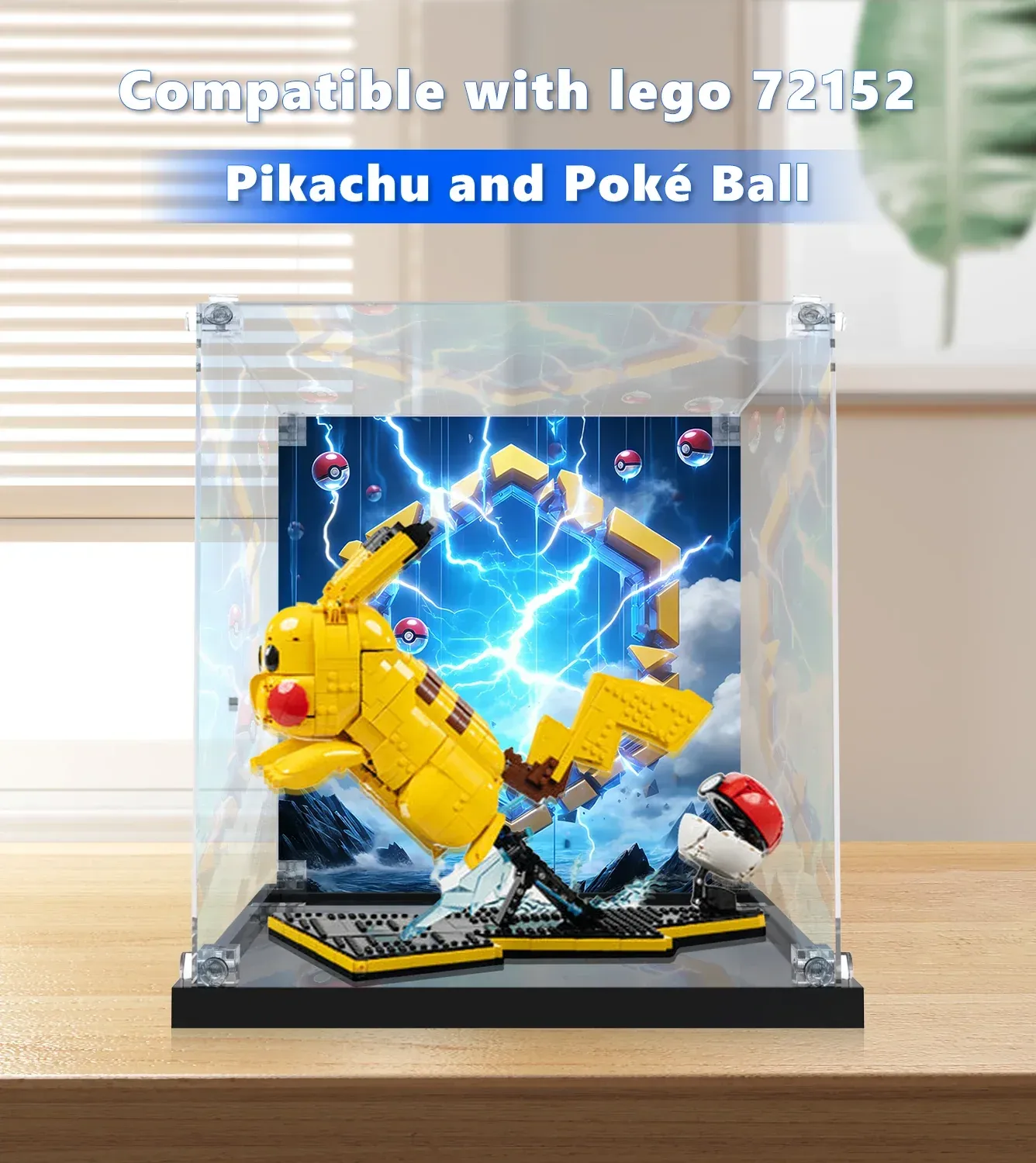 Monter för LEGO® Pokémon 72152 Pikachu Poké Ball och Zimomo Art Toys — 3