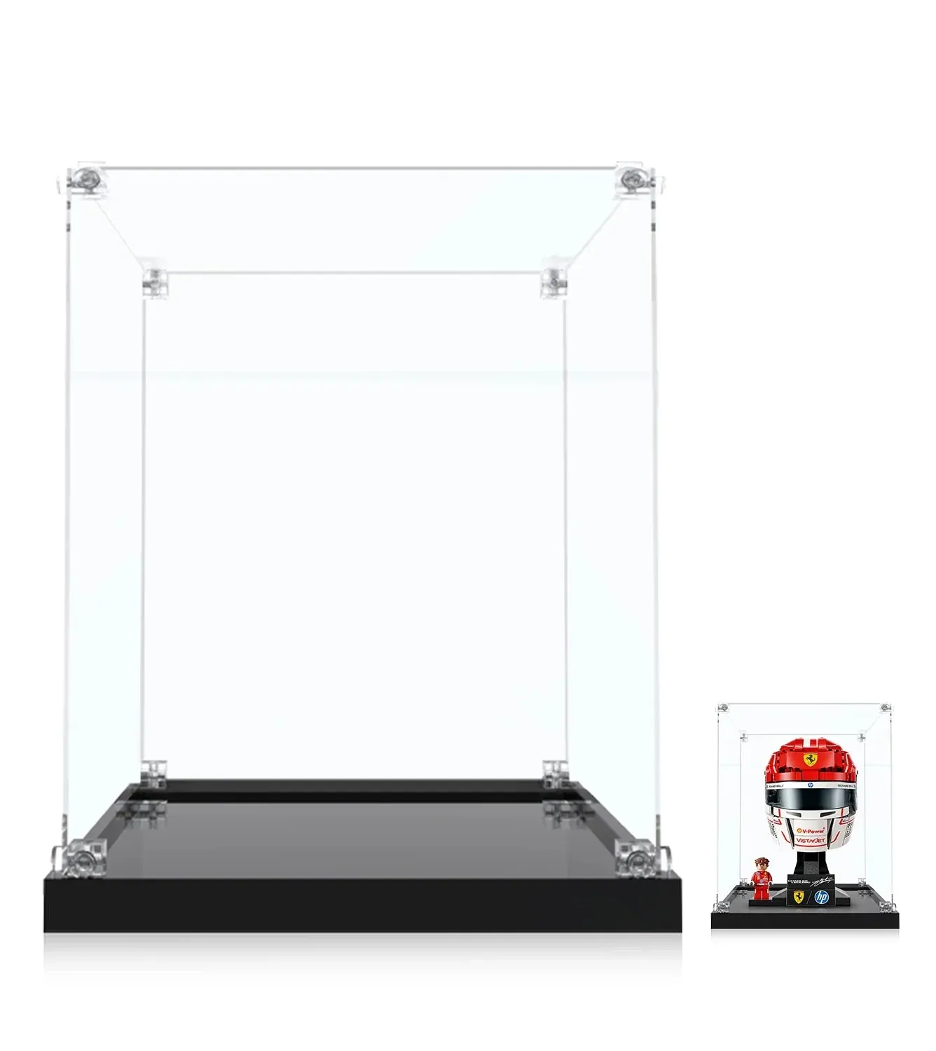 Vitrine für LEGO® Scuderia Ferrari HP Charles Leclerc Helmet 43014 — 12