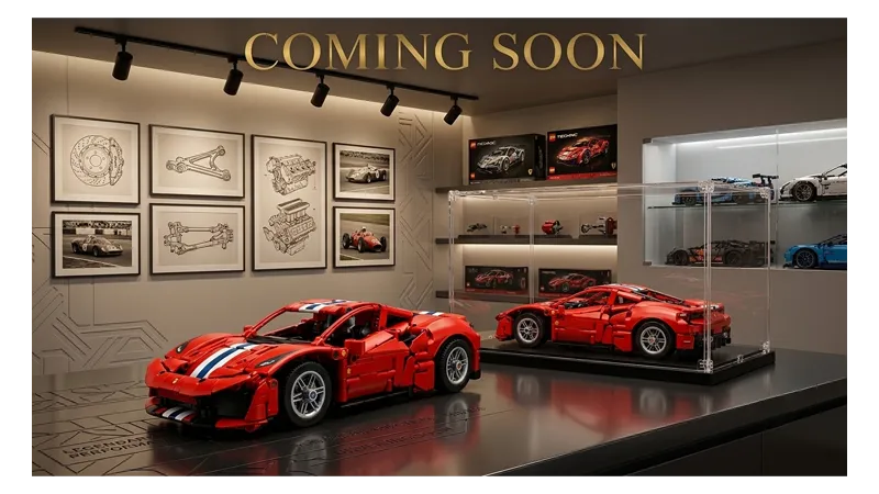 LEGO 42235 Display Case Guide: A Collector Display Solution for the Ferrari 488 Pista