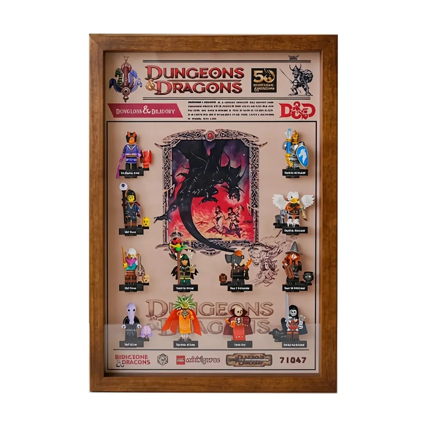 Bilderrahmen-Display für LEGO® Minifiguren 71022 71028 71030 71050 71047 — 23