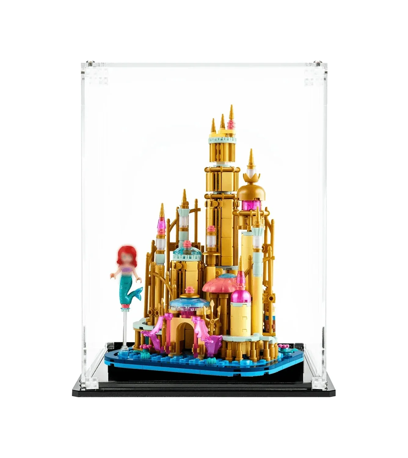 Display case for LEGO Mini Disney Ariel's Castle 40708