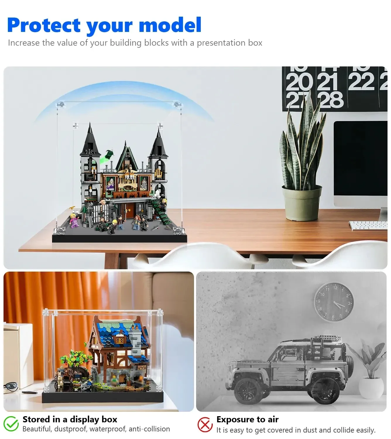 Display case for LEGO® Harry Potter™ Malfoy Manor 76453 — 3