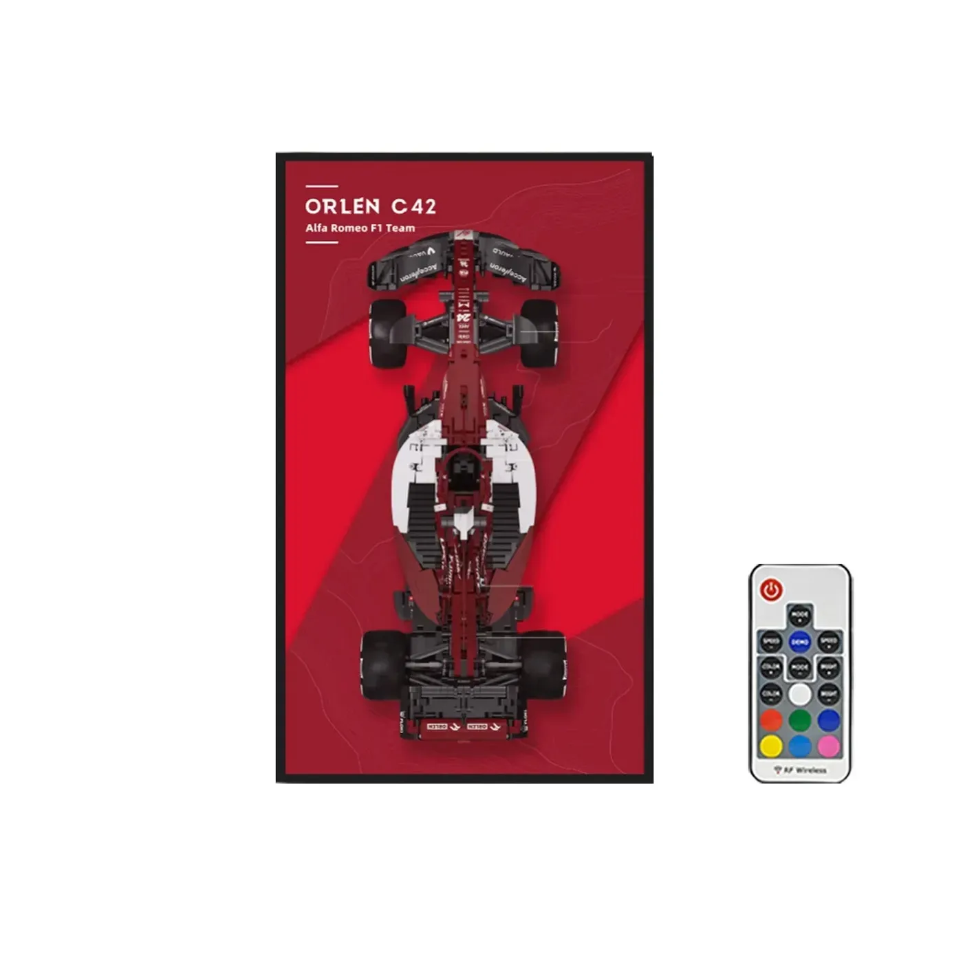 Väggmonterad displayram för Alfa Romeo F1 Team ORLEN C42 C64005 — 16