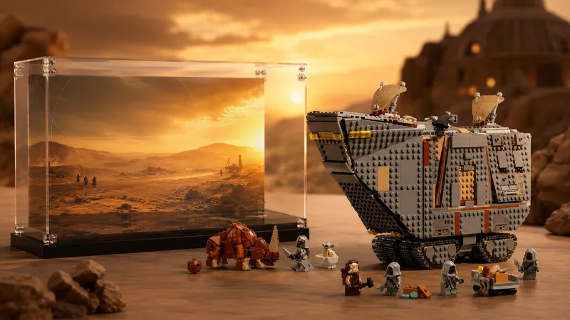 Monter för LEGO® Star Wars™ Offworld Sandcrawler™ och Mudhorn 75453: en Mandalorian-scen värd att visa upp