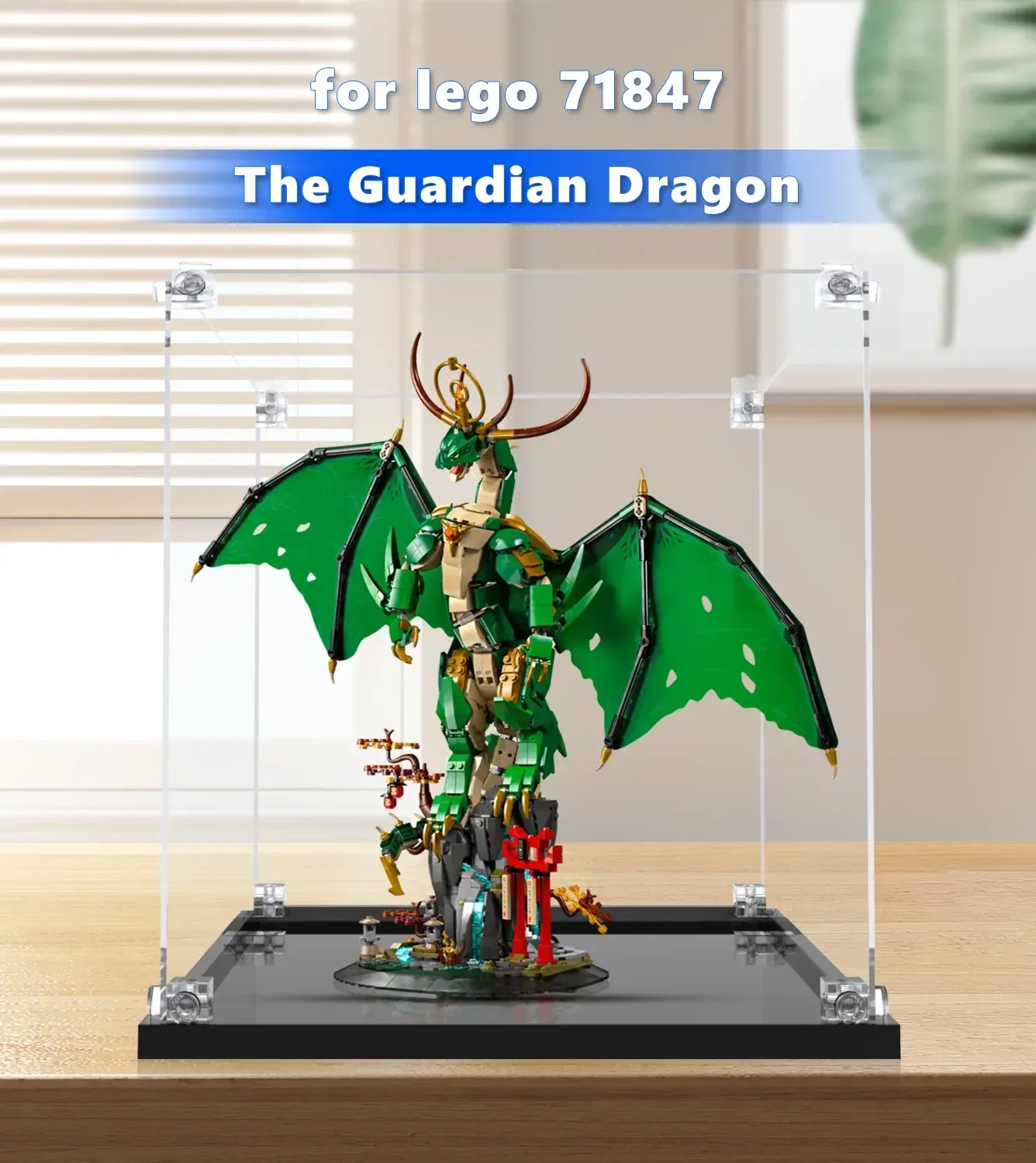 Display case for LEGO® NINJAGO® The Guardian Dragon 71847 — 9