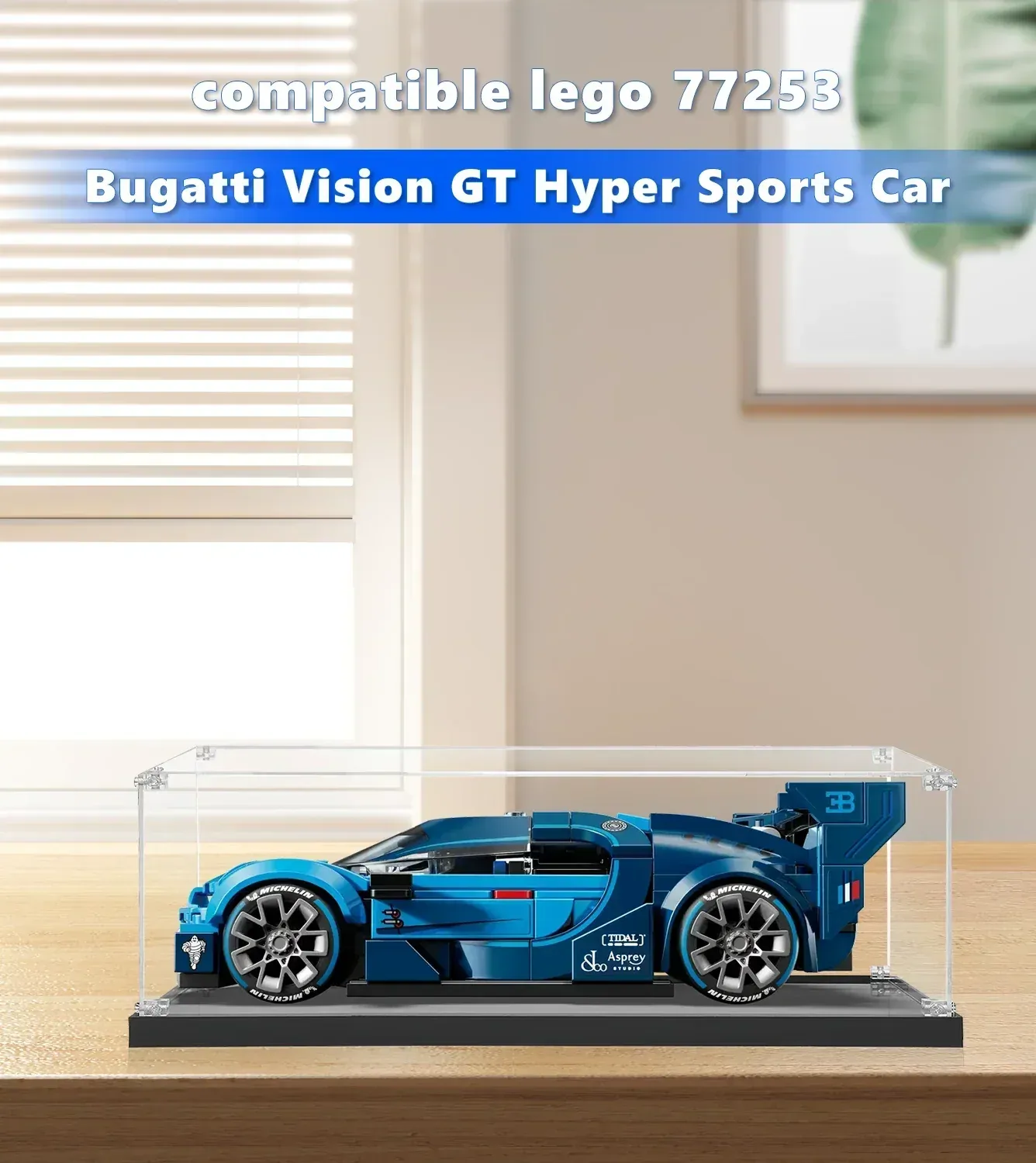 Display Case For LEGO Speed Champions (1 :32 suitable) 77253 — 3