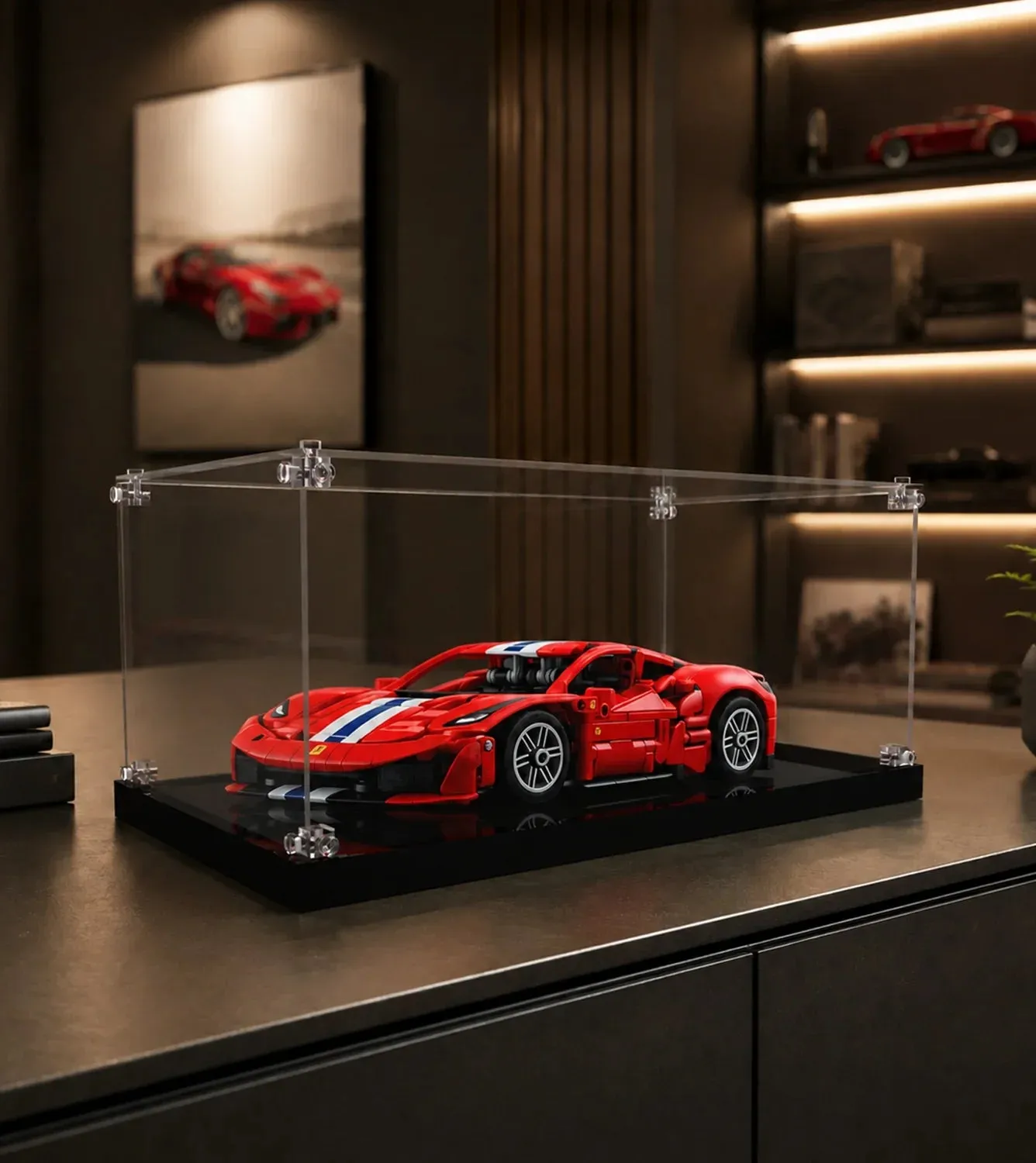 Vitrine für LEGO Technic™ Ferrari 488 Pista Car 42235 — 5