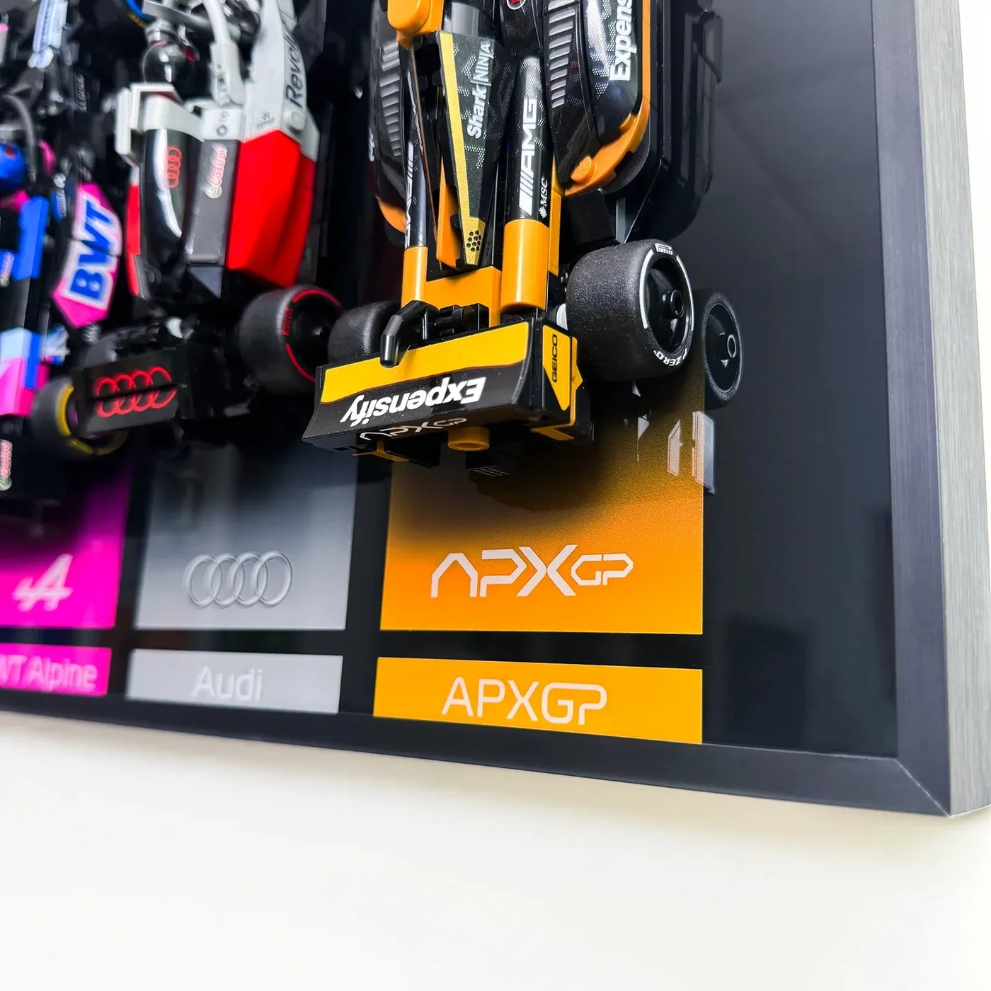 Display Wall Frame for LEGO Speed Champions F1 Series 12-in-1 / Horizontal — 3