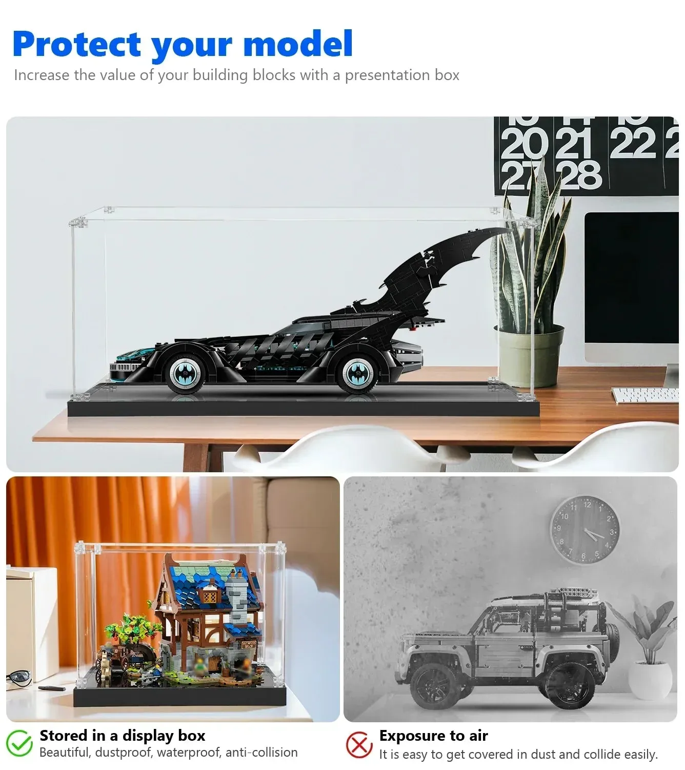 Vitrine für LEGO Batman Batman Forever™ Batmobile™ 76304 — 12