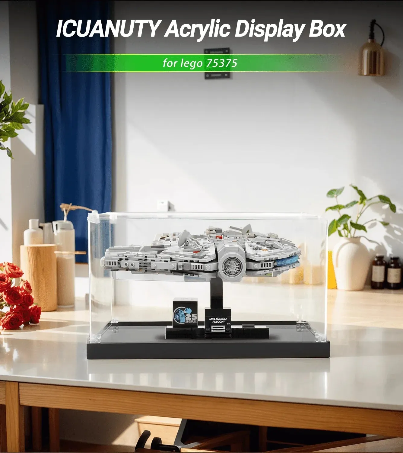 Vitrine für LEGO Star Wars Millennium Falcon 75375 — 2