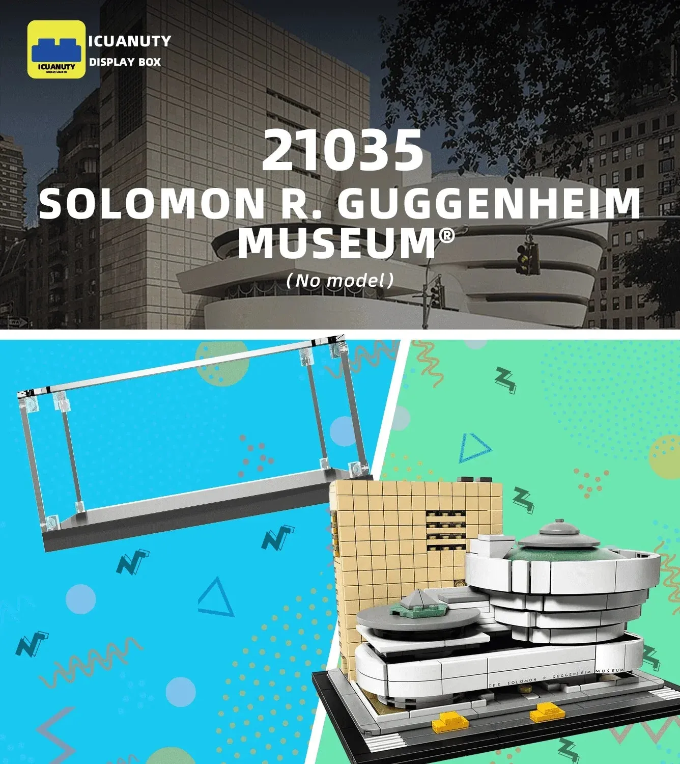 Display Case for LEGO Architecture Solomon R. Guggenheim Museum 21035 — 4