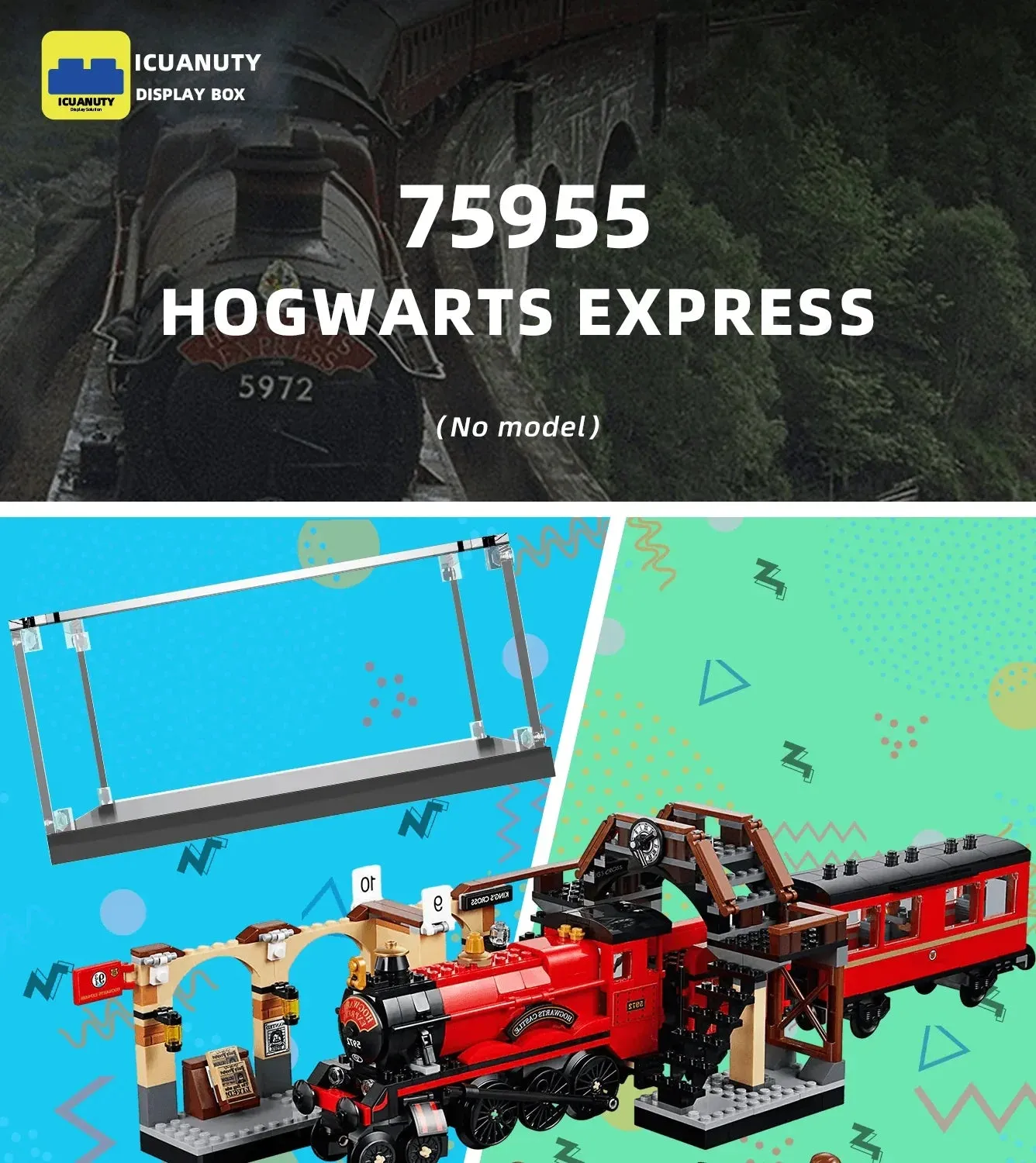 Gablota ekspozycyjna do Lego Hogwarts Express 75955 — 6