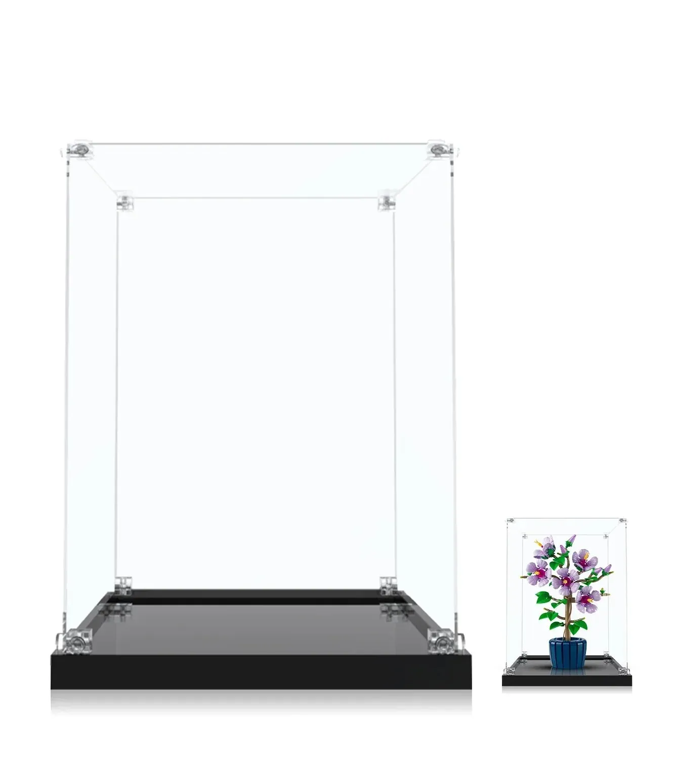 Display case for LEGO The Botanical Collection Hibiscus 10372 — 3