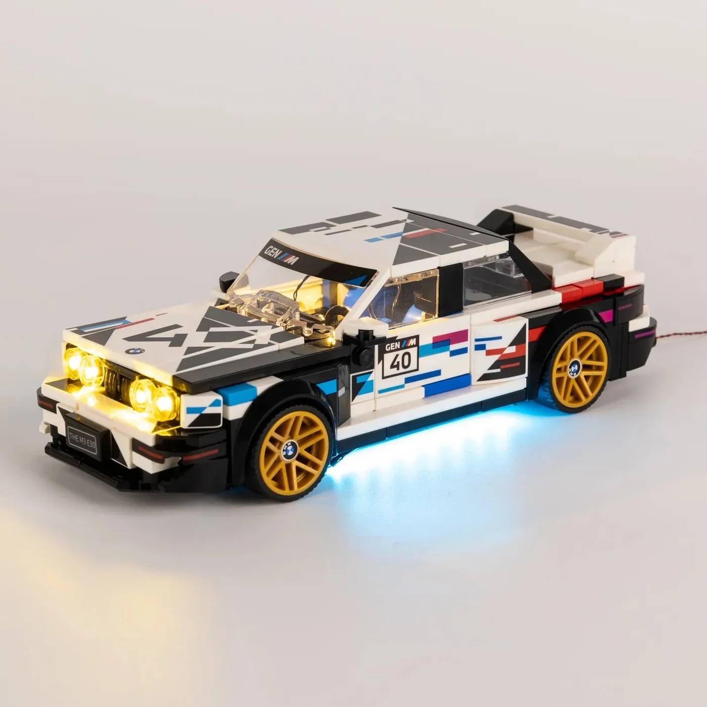 Premium-belysningskit kompatibelt med LEGO® Speed Champions BMW M3 (E30) 77263 — 19