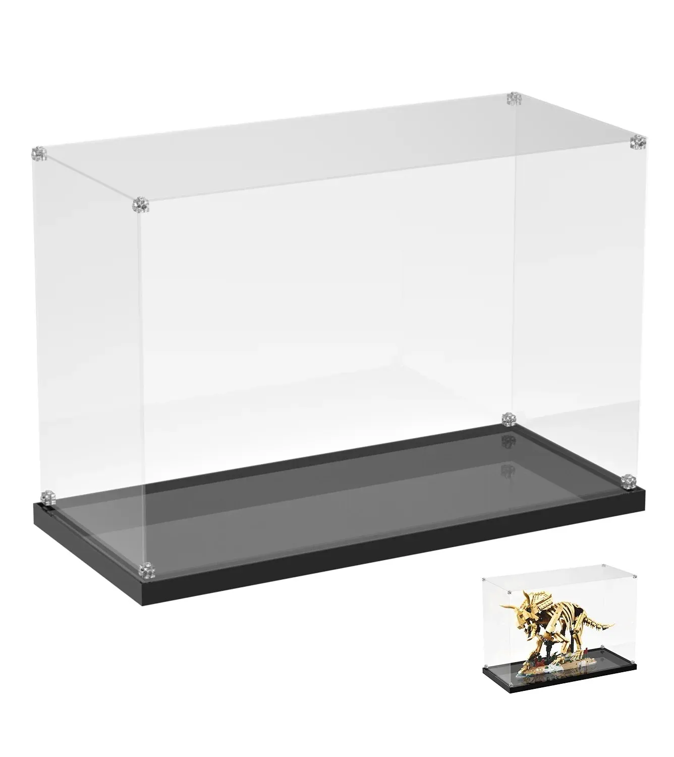 Display Case for LEGO® Dinosaur Fossils: Triceratops (77985) — 3