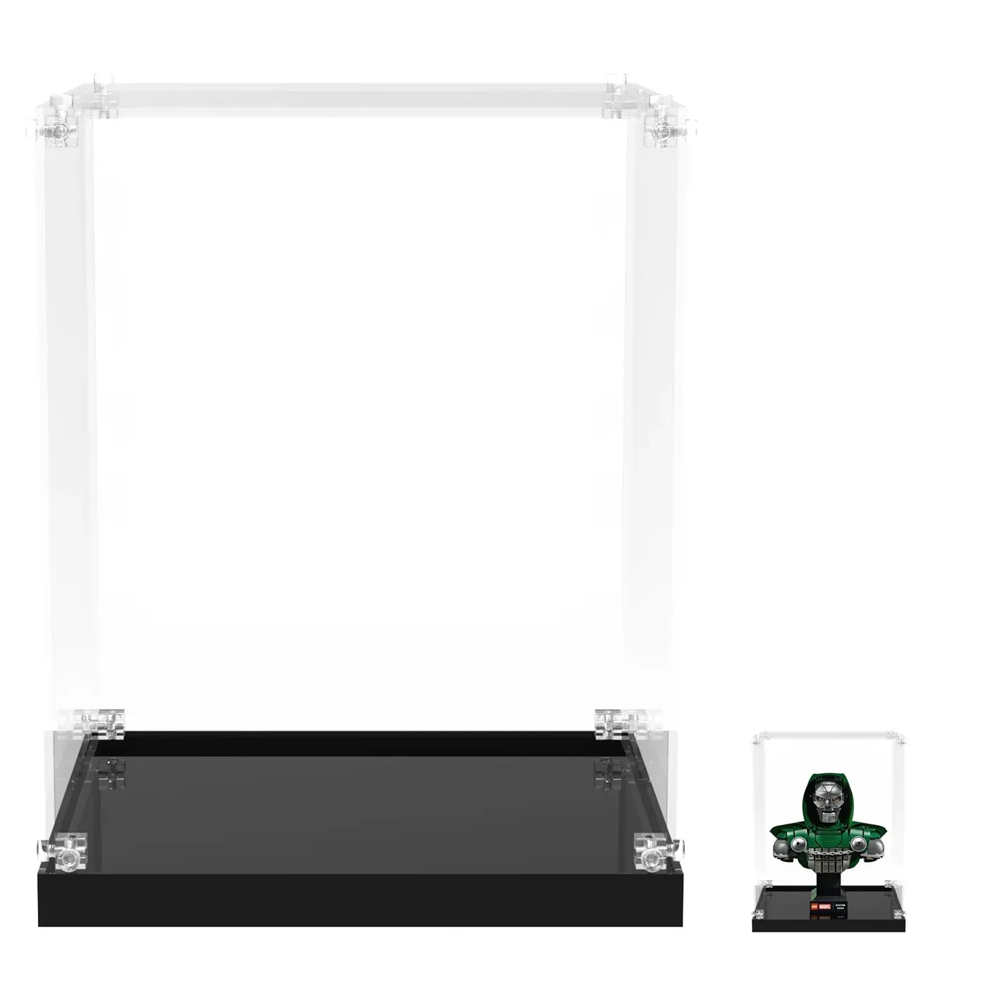 Acryl-Vitrine für LEGO Marvel Doctor Doom Bust 76345 — 12