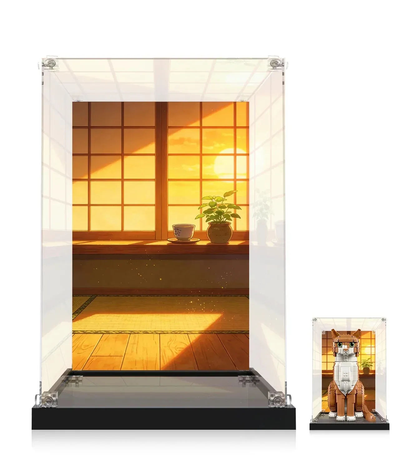 Premium montrar kompatibel med LEGO Ideas Orange Cat 21376 — 3