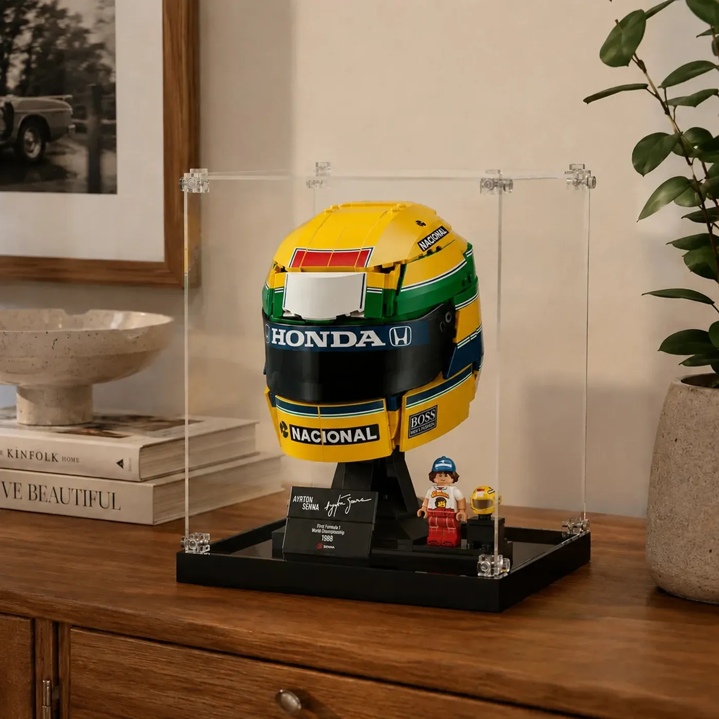 Vitrine für LEGO® Editions Ayrton Senna Helmet 43024 — 17