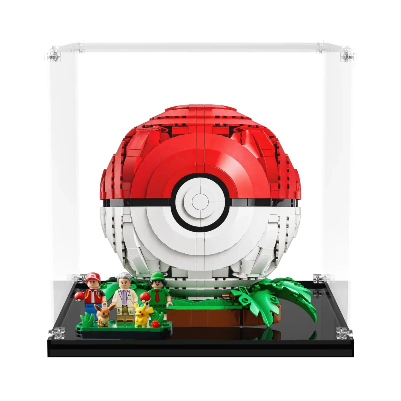 Akrilinė eksponavimo dėžė LEGO Pokémon Iconic Trainer Moments Poké Ball 72154 — 2