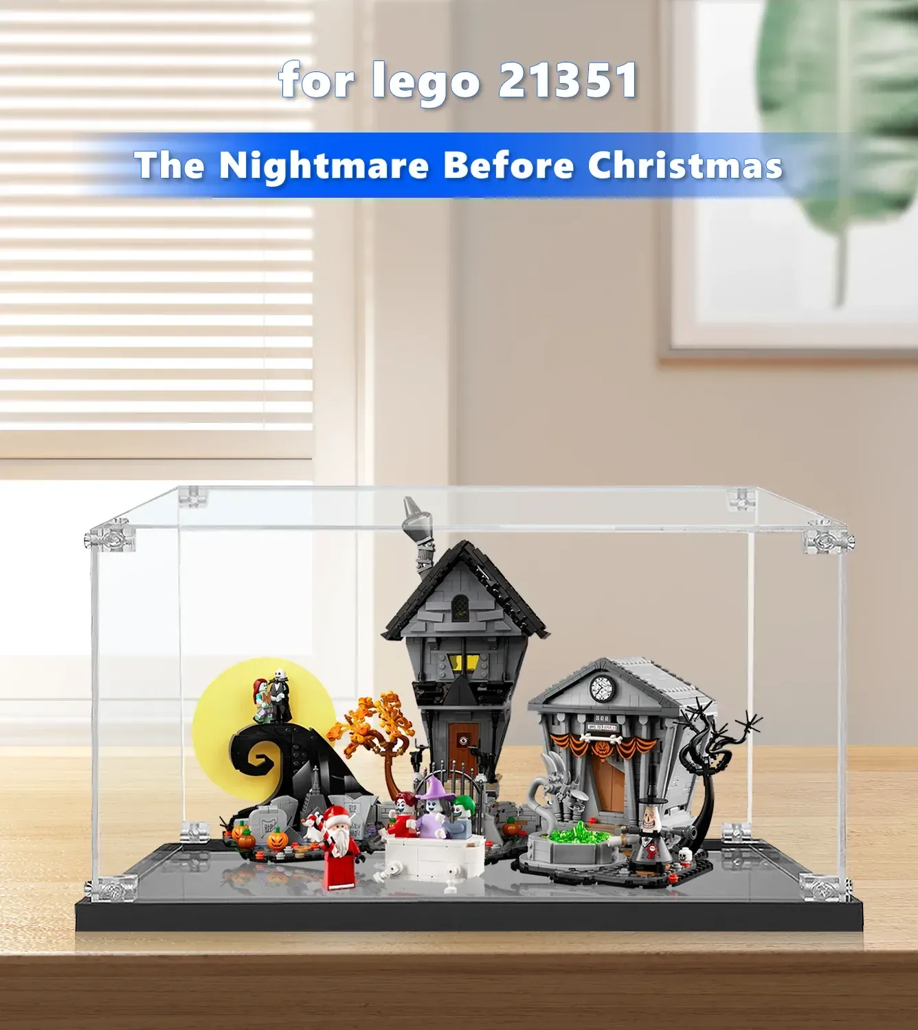 Display case for LEGO® Ideas Disney Tim Burton's The Nightmare Before Christmas 21351 — 2