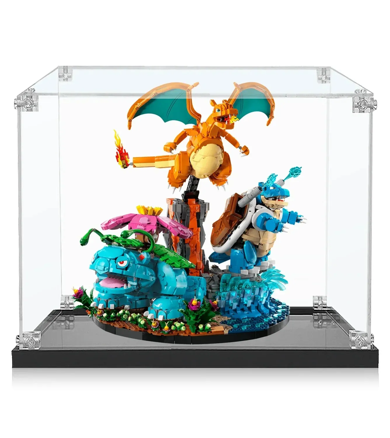 Gablota ekspozycyjna Premium kompatybilna z LEGO Pokémon Venusaur, Charizard and Blastoise 72153 — 8
