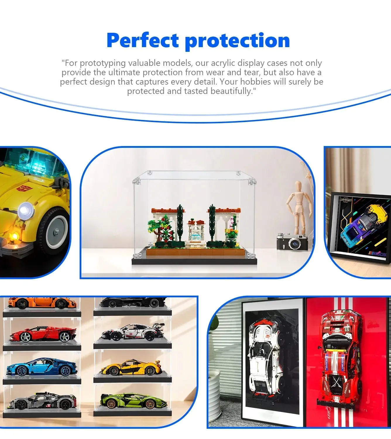 Vitrine für LEGO® Icons Fountain Garden 10359 — 4