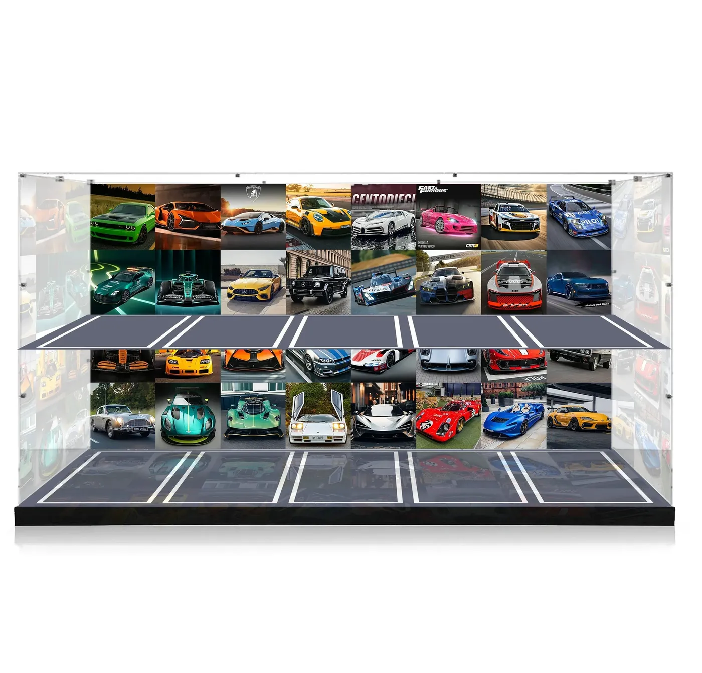 Monter för alla LEGO Speed Champion-bilserier (skala 1:32) — 3