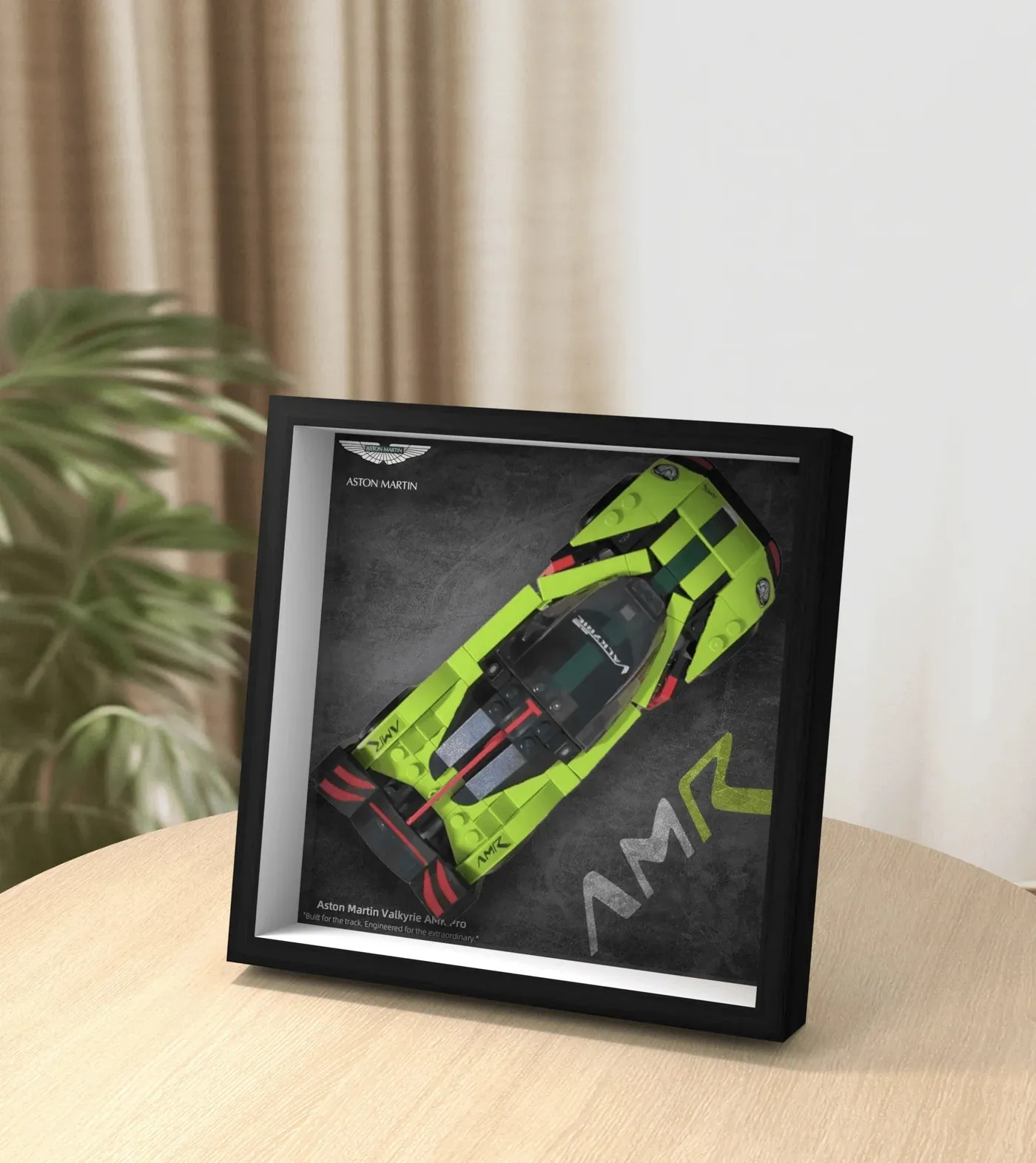 Displayram för bilmodellen LEGO Speed Champions Aston Martin 76910