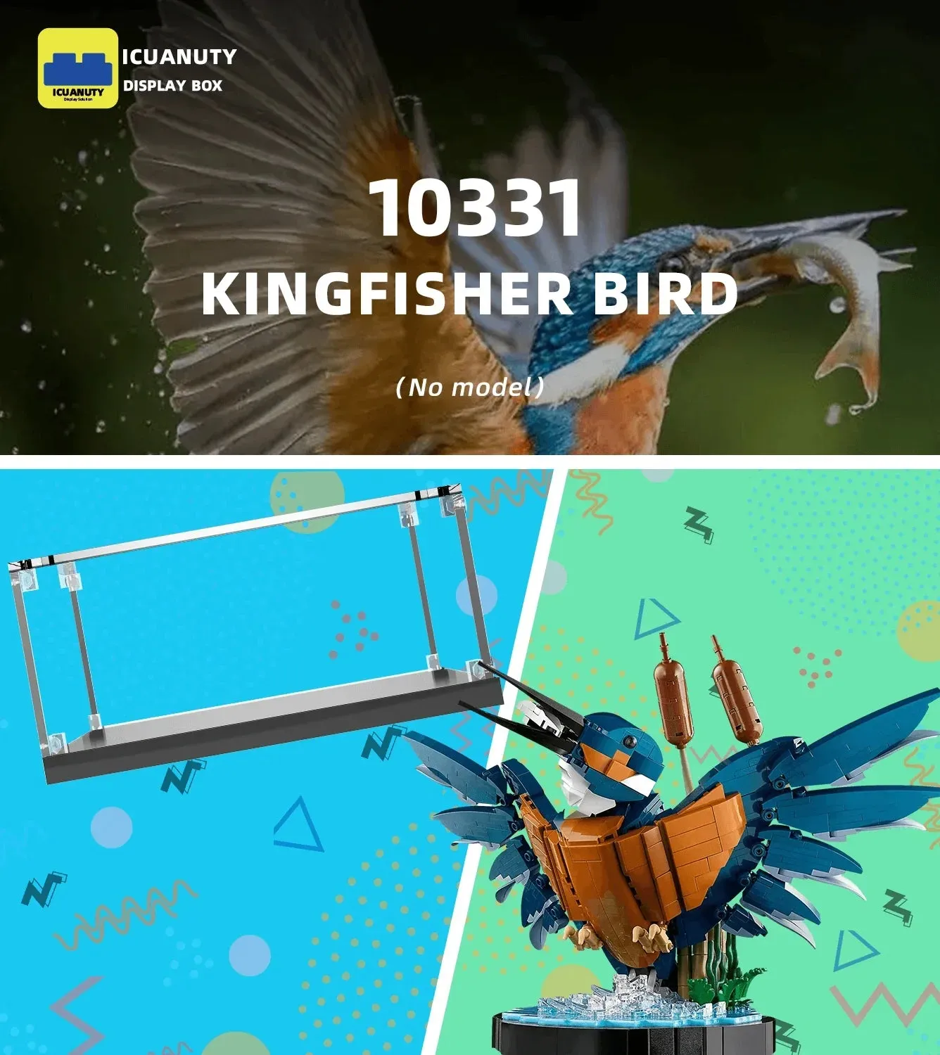 Eksponavimo dėžė Lego Kingfisher Bird 10331 — 6