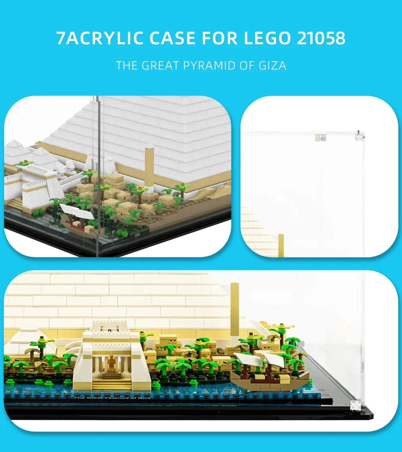 KABO-Gablota ekspozycyjna do Lego The Great Pyramid of Giza 21058 — 5
