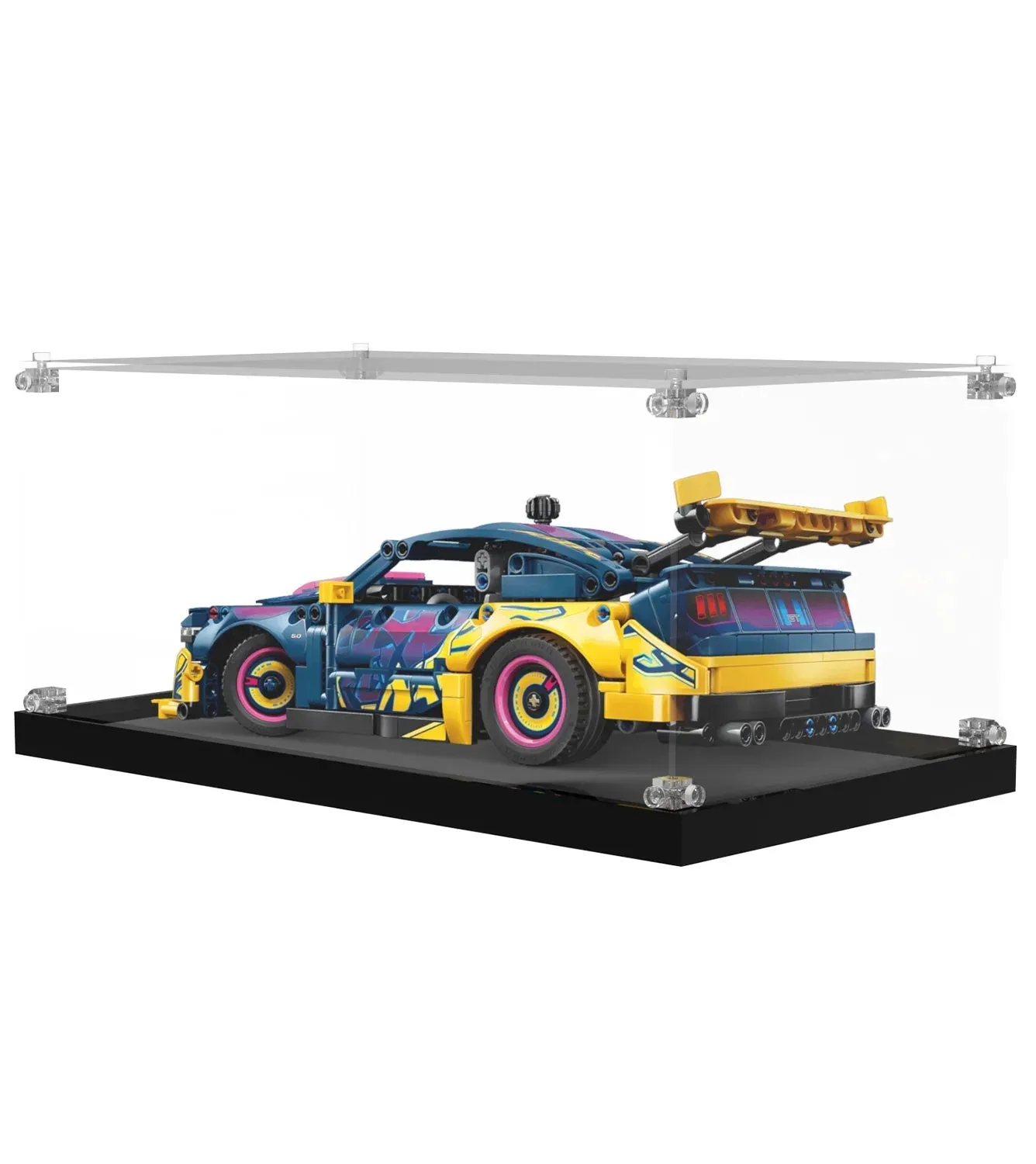 Display case for LEGO Technic™ Custom Garage Ford Mustang GT Ca 42236 — 13