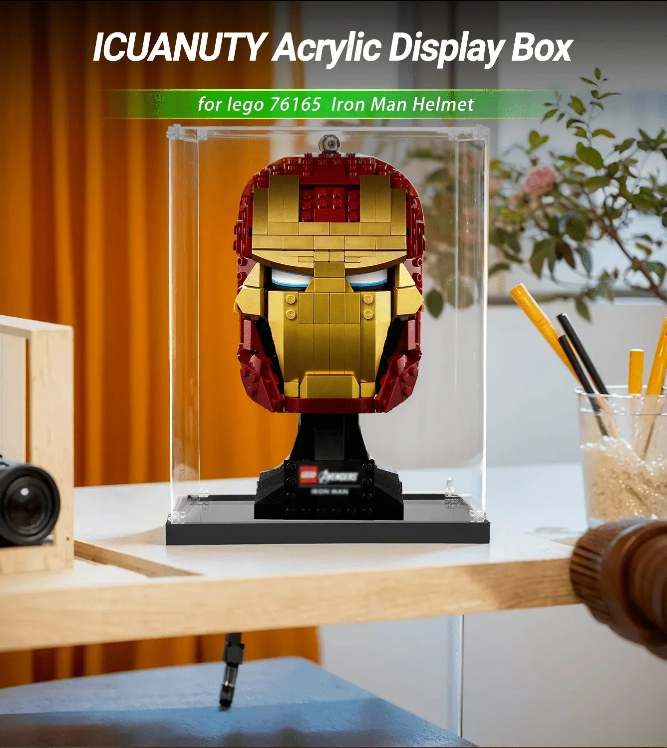 Eksponavimo dėžė LEGO Marvel Iron Man Bust 76165 — 2