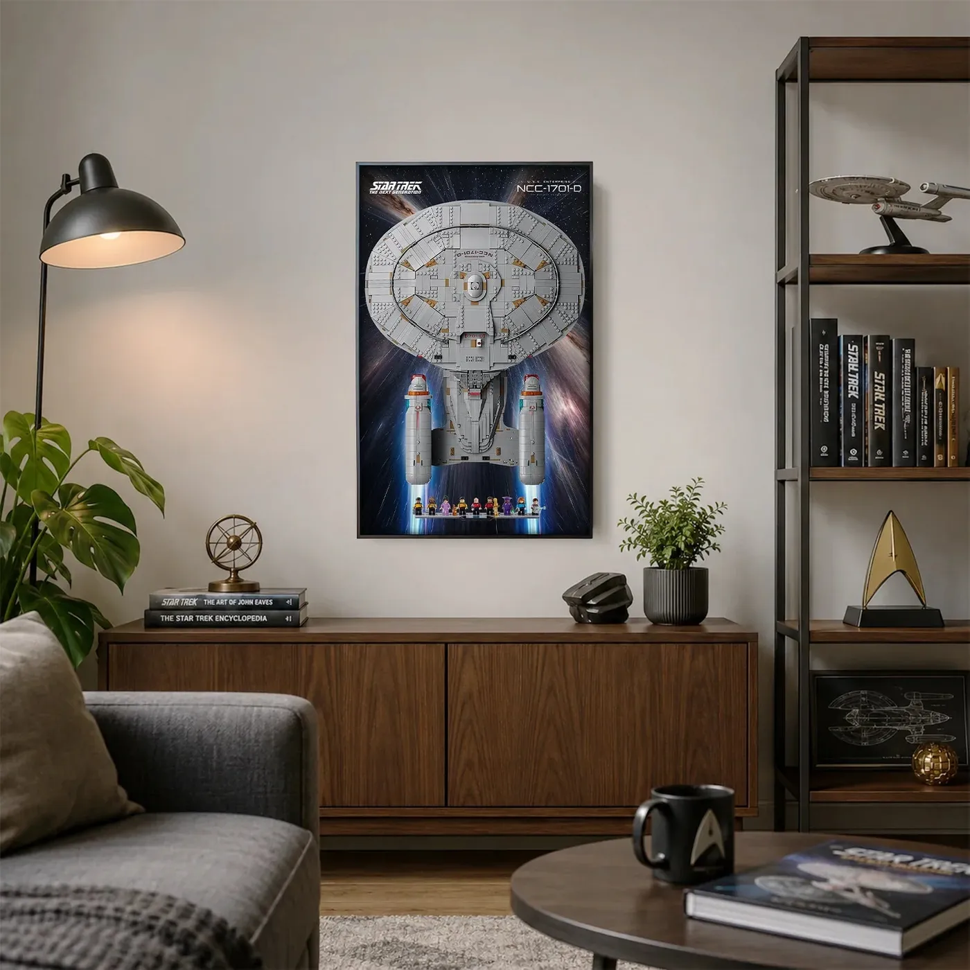 Wand-Displayrahmen für LEGO Icons Star Trek: U.S.S. Enterprise NCC-1701-D™ 10356 — 4