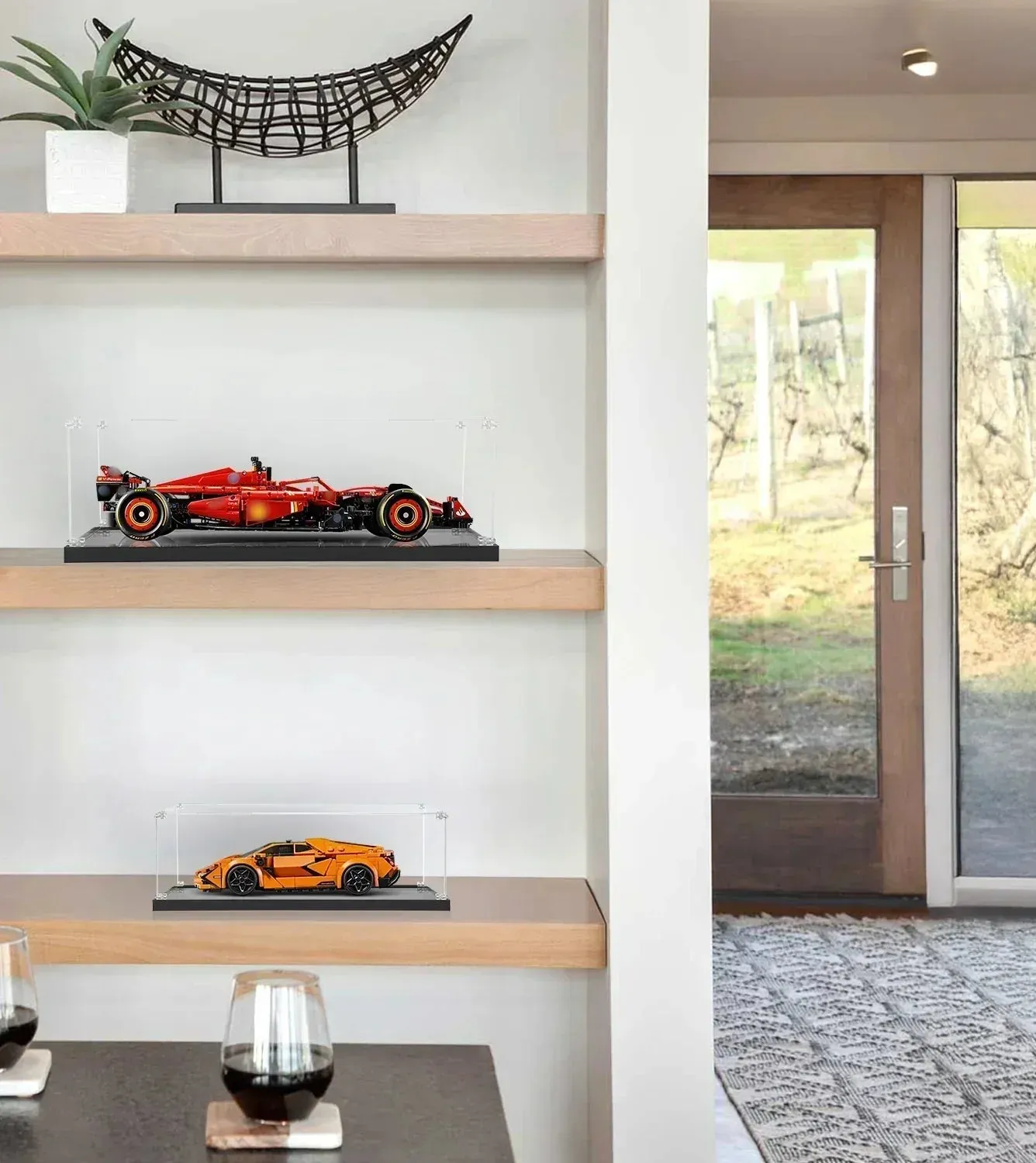 Display Case for LEGO® Speed Champions Lamborghini Revuelto & Huracán STO 77238 (Orang) — 7