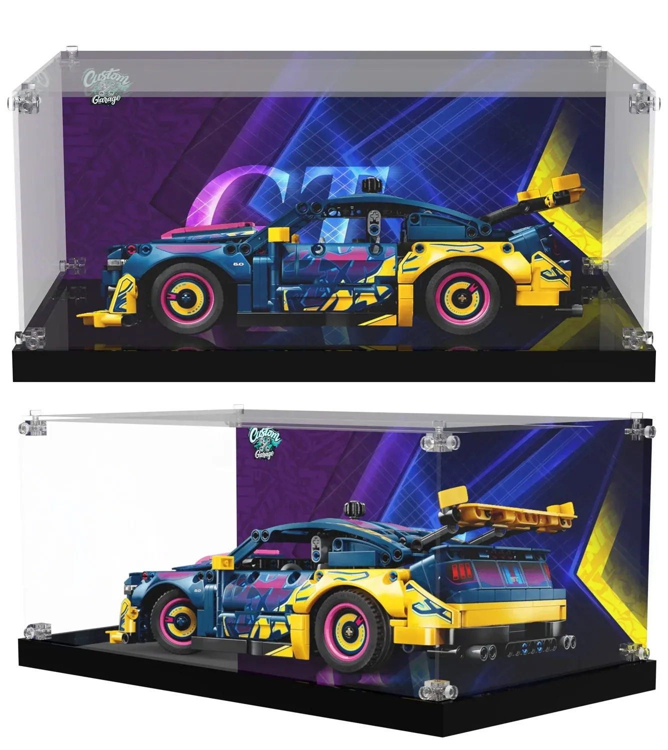 Eksponavimo dėžė LEGO Technic sportiniams automobiliams, suderinama su 42234/42235/42236 — 21