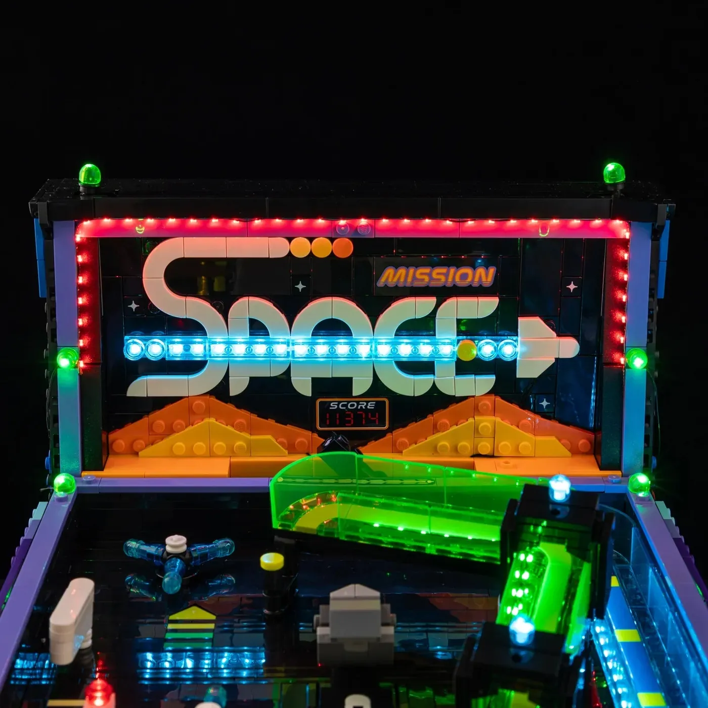 Premium-Beleuchtungsset kompatibel mit LEGO® Icons Arcade Pinball Machine 11374 — 29