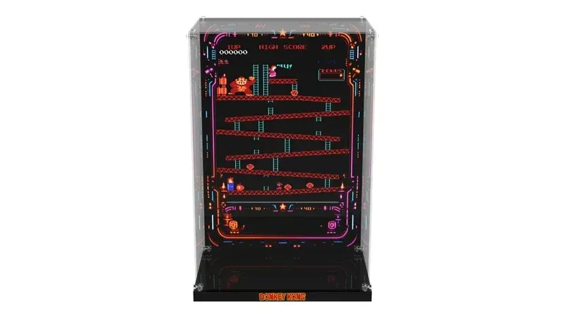 Display case for LEGO® Super Mario™ Donkey Kong™ Arcade 72051