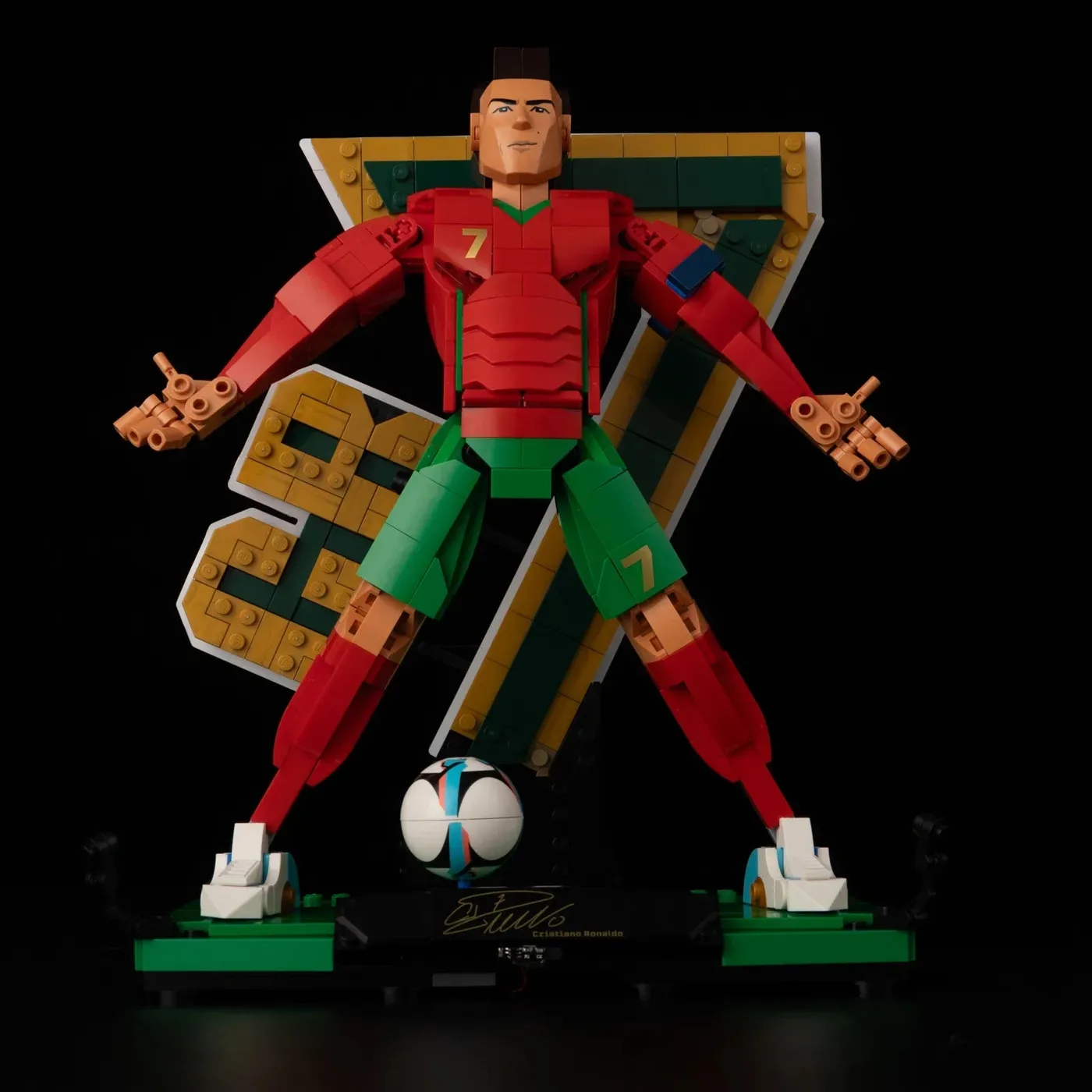 Premium apšvietimo rinkinys, suderinamas su LEGO® Editions Cristiano Ronaldo – Soccer Legend 43016 — 15
