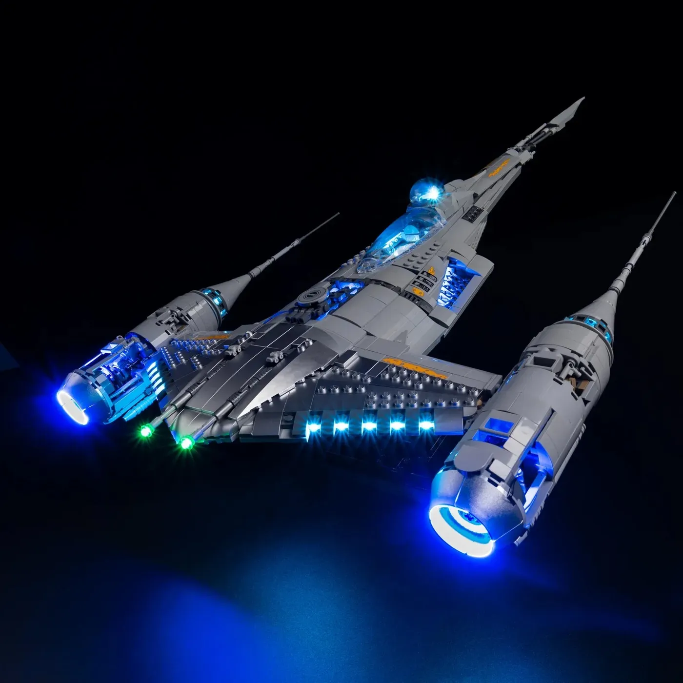 Premium-belysningskit kompatibelt med LEGO® Star Wars™ The Mandalorian's N-1 Starfighter™ 75442 — 12