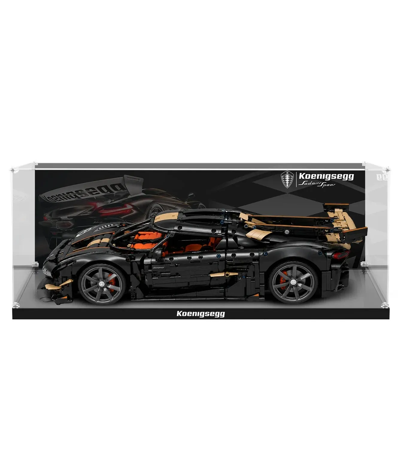 Vitrine für LEGO Technic™ Koenigsegg Sadair's Spear Megacar 42232